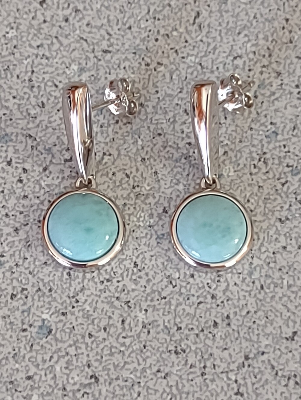 Lower Price!*Alamea Larimar Earrings